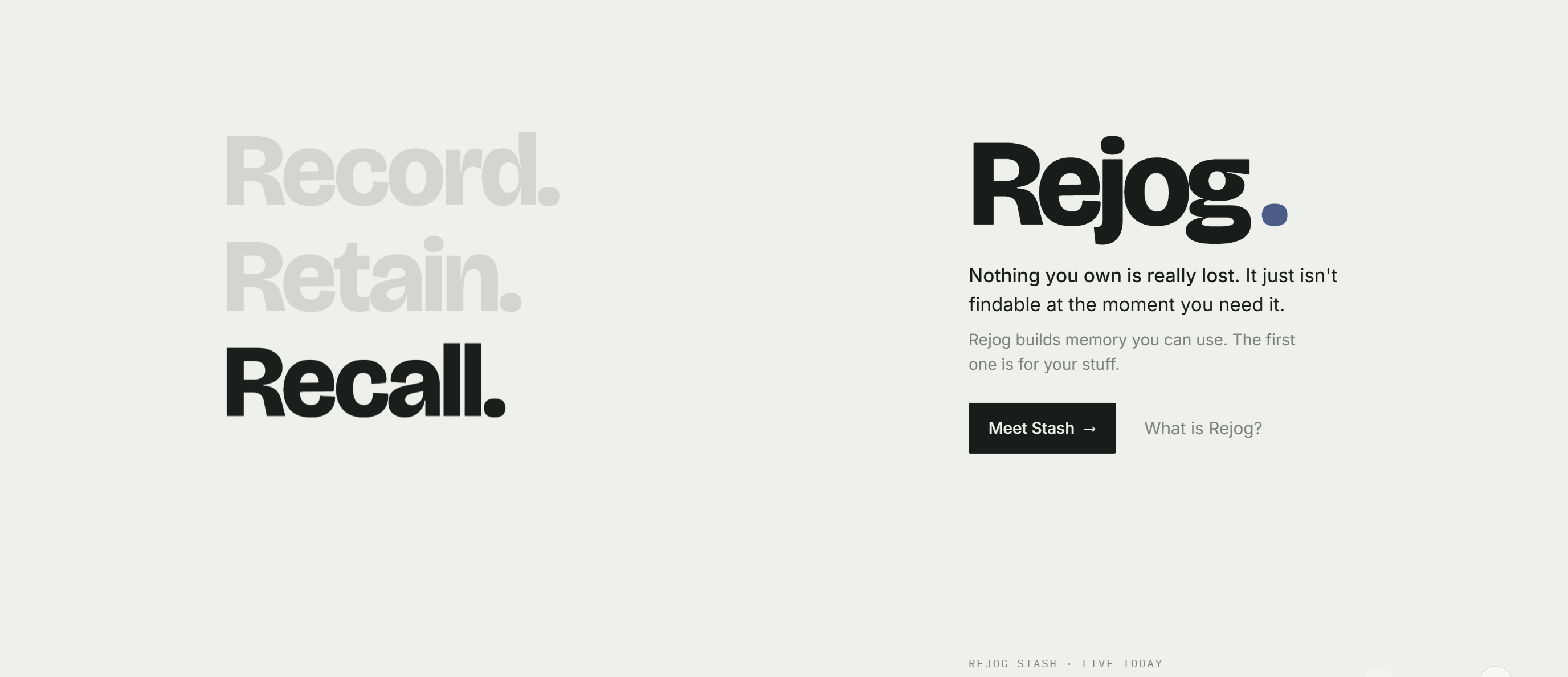 Rejog screenshot