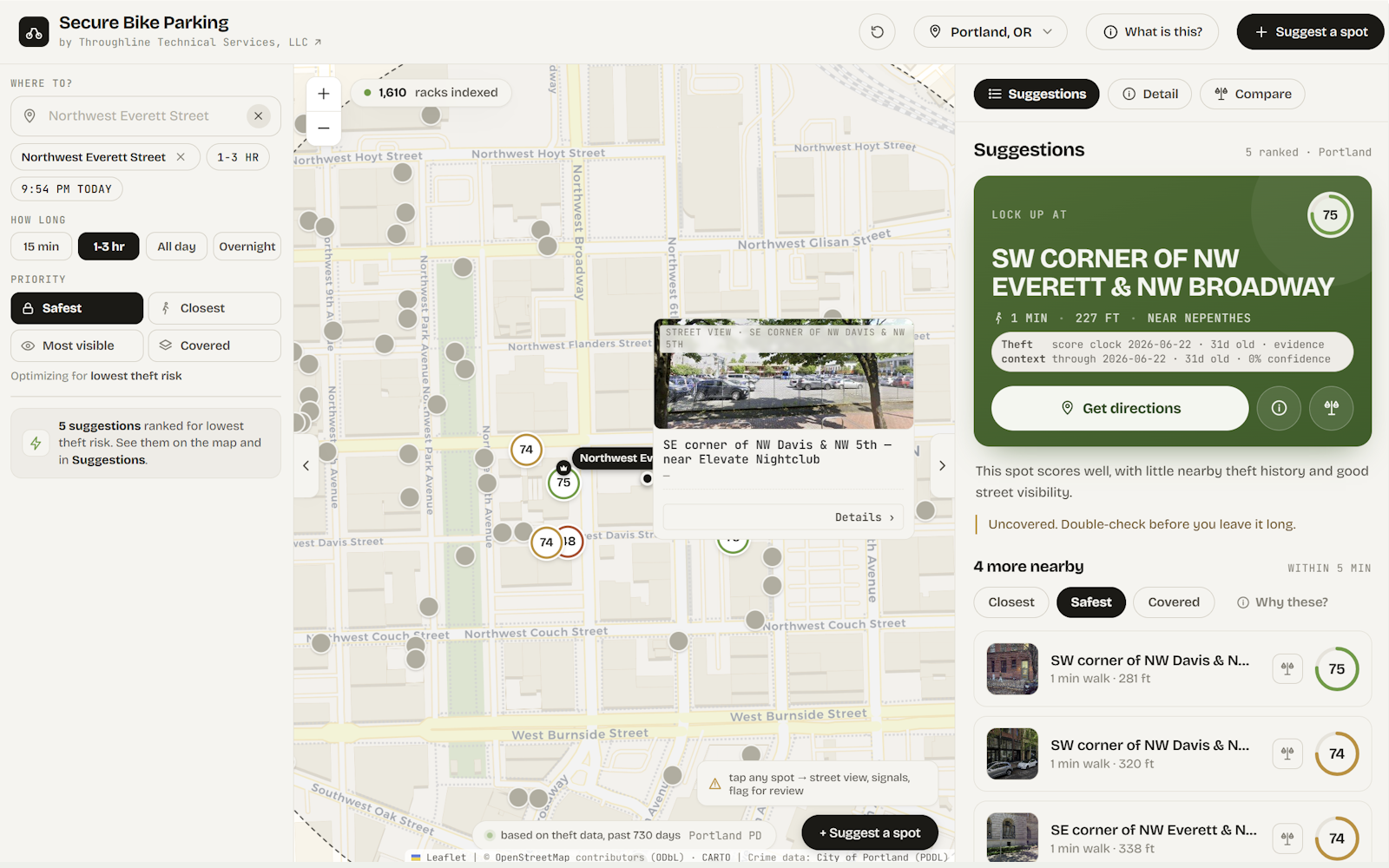 Secure Bike Parking screenshot