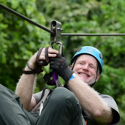 Zipline through the Costa Rica canopy
